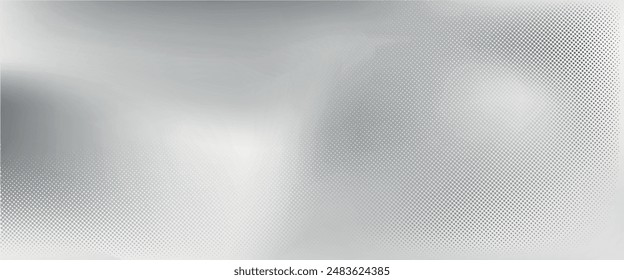 Dot white gray wave light technology texture background. Abstract big data digital concept