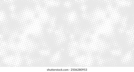 Dot white gray wave light technology texture background. Abstract big data digital concept.