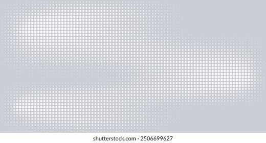 Dot white gray wave light technology texture background. Abstract big data digital concept.