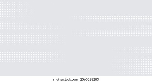 Dot white gray wave light technology texture background. Abstract big data digital concept.
