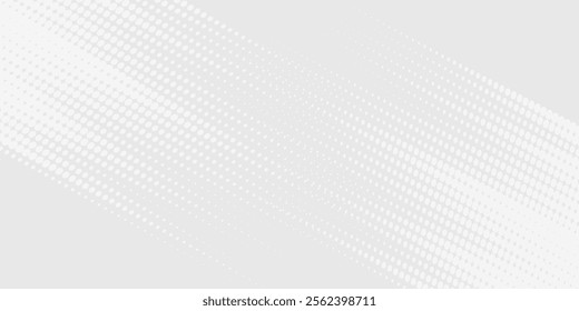 Dot white gray wave light technology texture background. Abstract big data digital concept.