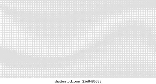 Dot white gray wave light technology texture background. Abstract big data digital concept.eps 10