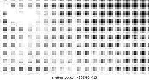 Dot white gray wave light technology texture background. Abstract big data digital concept. modern.