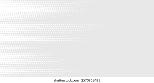 Dot white gray wave light technology texture background. Abstract big data digital concept background