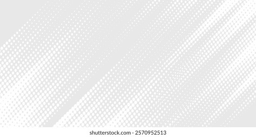Dot white gray wave light technology texture background. Abstract big data digital concept background