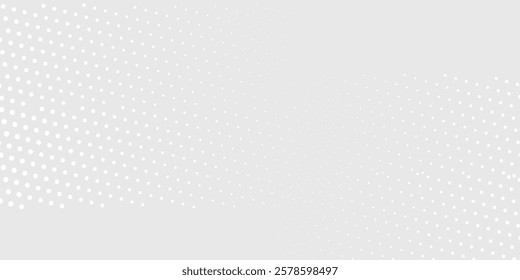 Dot white gray wave light technology modern background Abstract big data digital concept simple art