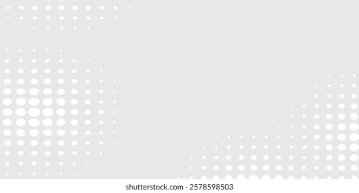 Dot white gray wave light technology texture modern background Abstract big data digital concept art