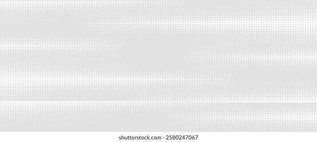 Dot white gray wave light technology texture background. Abstract big data digital concept.