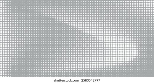 Dot white gray wave light technology texture background. Abstract big data digital concept.