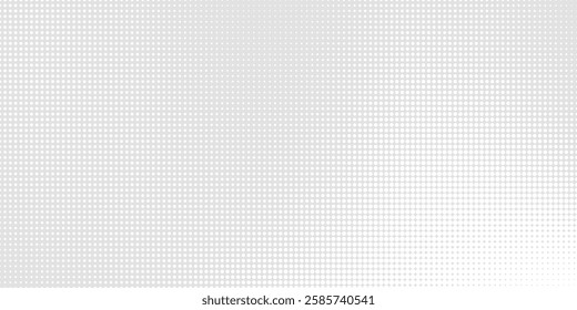 Dot white gray wave light technology texture background. Abstract dots background grey white