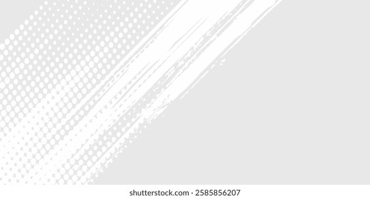 Dot white gray wave light technology texture background. Abstract big data digital