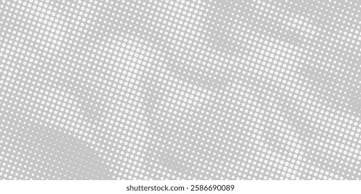 Dot white gray wave light technology texture background. Abstract big data digital concept.