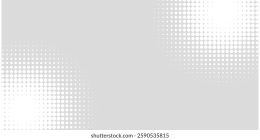 Dot white gray wave light technology texture background. Abstract