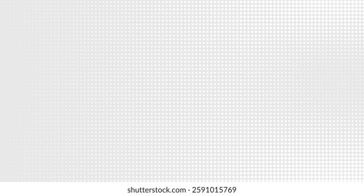 Dot white gray wave light technology texture background. Abstract big data digital concept. Vector Illustration