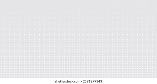 Dot white gray wave light technology texture background. Abstract big data digital  halftone