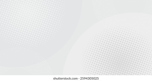 Dot white gray wave light technology texture background. Abstract big data digital concept.