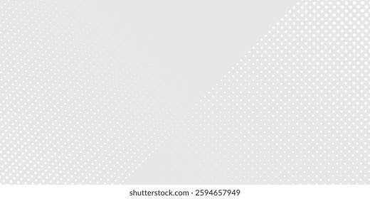 Dot white gray wave light technology texture background. Abstract big data digital concept. modern background