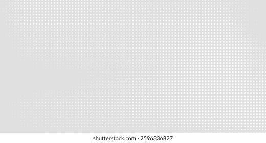 Dot white gray wave light technology texture background. Abstract big data digital  dotted arts modern