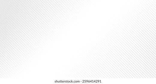 Dot white gray wave light technology texture background dot halftone
