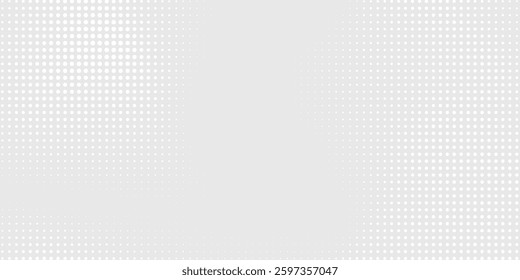 Dot white gray wave light technology texture background dotted