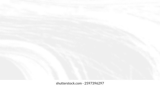 Dot white gray wave light technology texture background. Abstract big data digital concept.