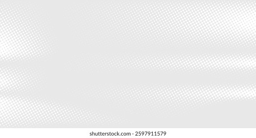Dot white gray wave light technology modern texture background. Abstract big data digital concept