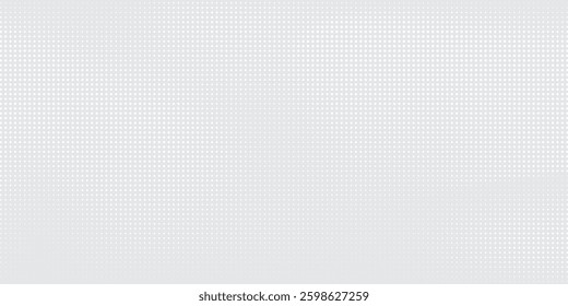 Dot white gray wave light technology texture background. Abstract big modern grey dotted background