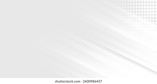 Dot white gray wave light technology texture background. Abstract modern