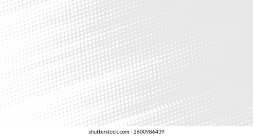 Dot white gray wave light technology texture background. Abstract modern