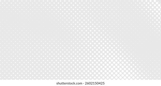 Dot white gray wave light technology texture background. Abstract big dot 
