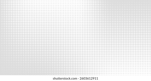 Dot white gray wave light technology texture background. Abstract big data digital concept. vector ilustration