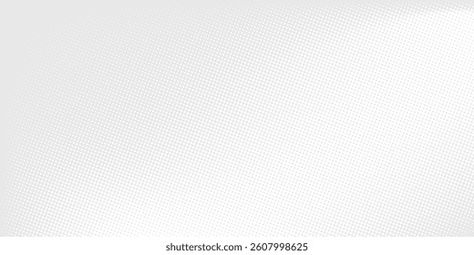 Dot white gray wave light technology texture background . Abstract big data digital concept style