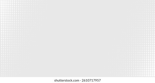 Dot white gray wave light technology texture background. Abstract big data digital concept. eps 10
