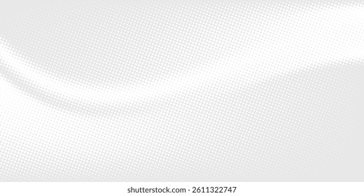 Dot white gray wave light technology texture background. Abstract big data digital concept style