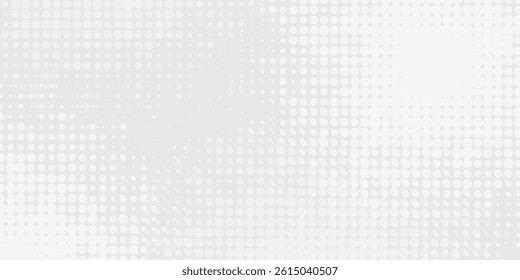 Dot white gray wave light technology texture background. Abstract big data digital concept. art vector illustration