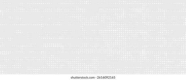 Dot white gray wave light technology texture background. 