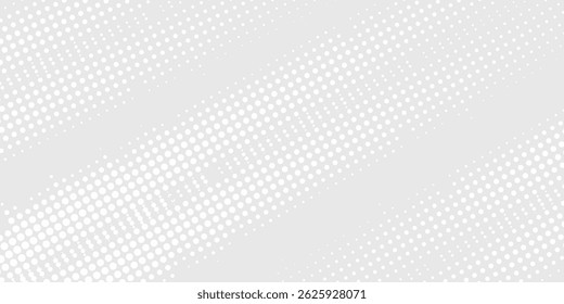 Dot white gray wave light technology texture background. Abstract big data digital concept.	