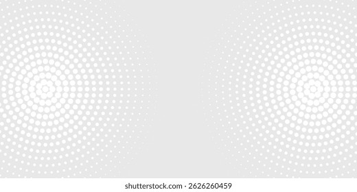 Dot white gray wave light technology texture background. Abstract big data digital concept.	