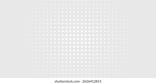 Dot white gray wave light technology texture background. Abstract big data digital concept.	