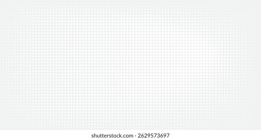 Fundo de textura da tecnologia da luz da onda cinza branca do ponto. Resumo conceito digital de big data.	