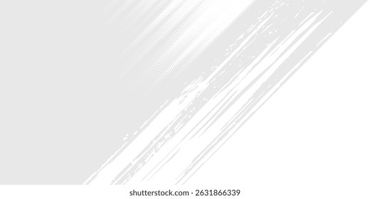 Dot white gray wave light technology texture background. Abstract big data digital concept modern