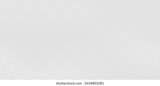 Dot white gray wave light technology texture background. Abstract big data digital concept modern white and grey dots halftone