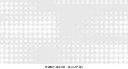 Dot white gray wave light technology texture background. Abstract big data digital concept.	