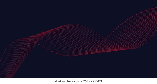 Dot white gray wave light technology texture background. Abstract big data digital concept