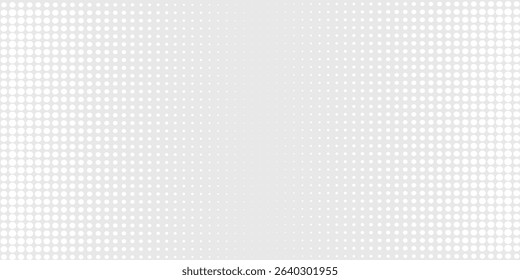 Dot white gray wave light technology texture background. Abstract big data digital concept.	
