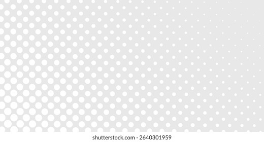 Dot white gray wave light technology texture background. Abstract big data digital concept.	