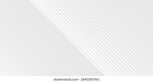 Dot white gray wave light technology texture background. Abstract big data digital concept.	