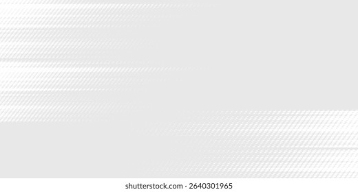 Dot white gray wave light technology texture background. Abstract big data digital concept.	