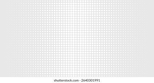 Dot white gray wave light technology texture background. Abstract big data digital concept.	