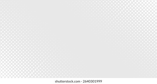 Dot white gray wave light technology texture background. Abstract big data digital concept.	